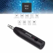 Беспроводной Bluetooth 5,0 музыкальный аудио приемник 3,5 мм вспомогательный приемник адаптер стерео с функциями "Hands Free" и Bluetooth для автомобиля комплект адаптер