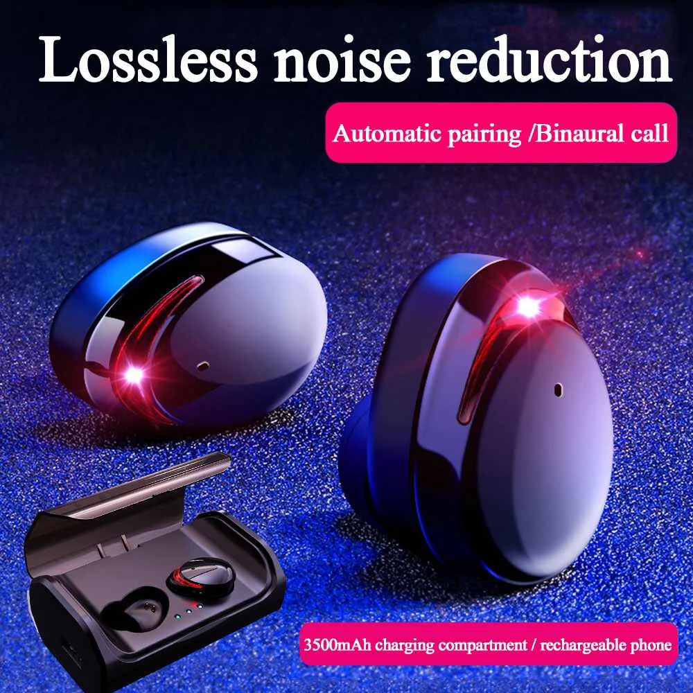 Wireless HiFi bluetooth Earphone Noise Cancelling Call IPX6 Waterproof bluetooth 5.0 Earbus Smart Touch headset for Xiaomi