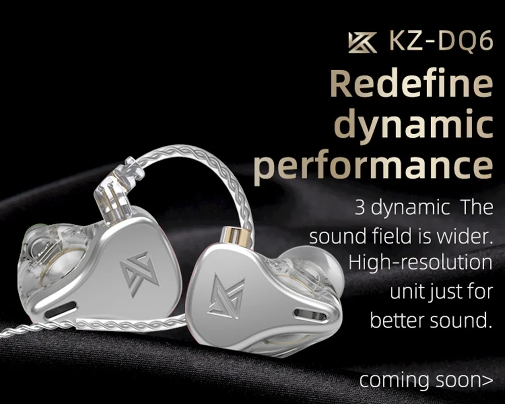 KZ DQ6 3DD ̾ ̾ HIFI    2PIN CableKZ ZAX ZSX ASX ZS10 PRO AS12 AS16 ZSN PRO C12 DM7 AS06 v90s