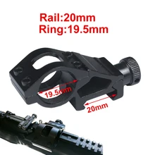 Тактический 45 градусов 19,5 мм накидной винтовка фонарик фонарь Лазерный mountпикатинни 20 мм Вивер Охота Каза