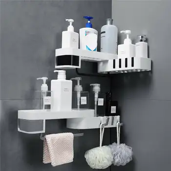 

Practical type Tool Appliance Popular Plastic Suction Cup Bathroom Kitchen Storage Rack Organizer Shower Shelf Home 661ZWJ10