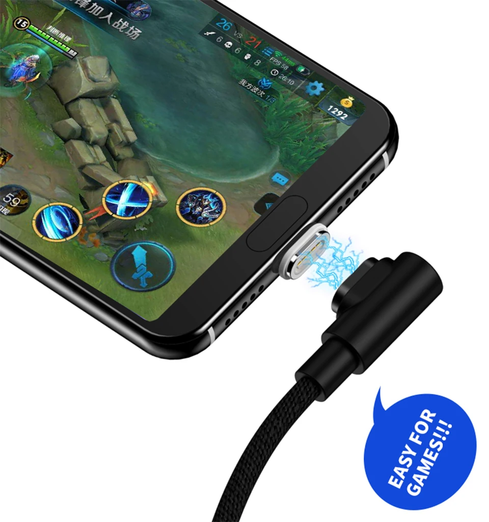 Магнитный 3а 18 Вт USB кабель для быстрой зарядки и передачи данных для type C Lightning Micro USB QC3.0 Быстрая зарядка для мобильных телефонов iPhone Android