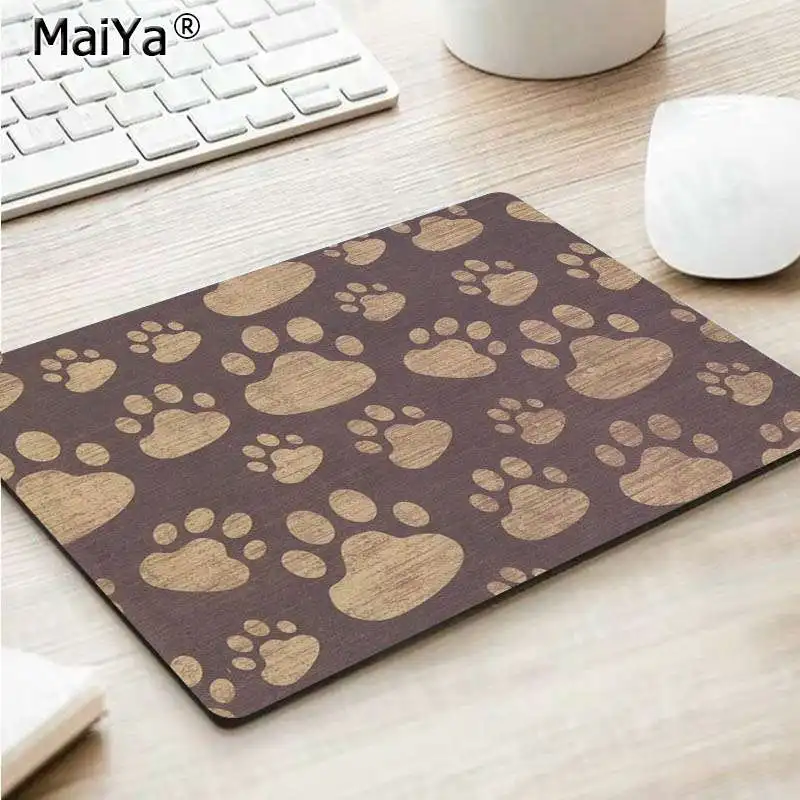 MaiYa пользовательский кожаный коврик с принтом кошачьей лапы DIY дизайн игровой с узором коврик для мыши Лидер продаж игровой коврик для мыши