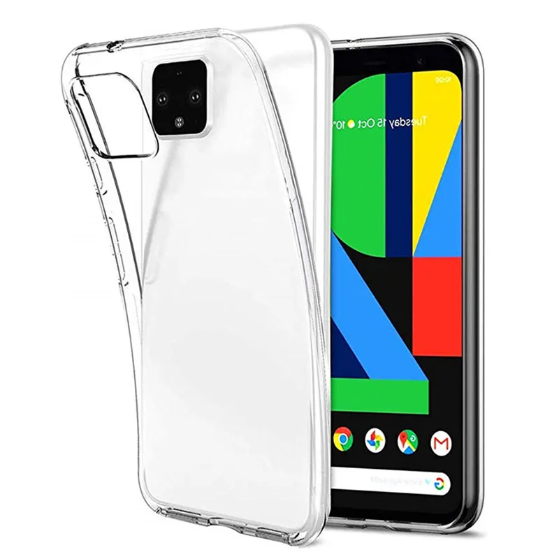 Luxury Soft TPU Case for Google Pixel 4 XL Ultrathin Transparent Crystal Clear Cover For Pixel4 Back | Мобильные телефоны и