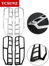 2019 feu arrière couvercle de lampe pour toyota hiace van banlieue quantique 2019 2020, accessoires extérieurs Chrome noir Ycsunz