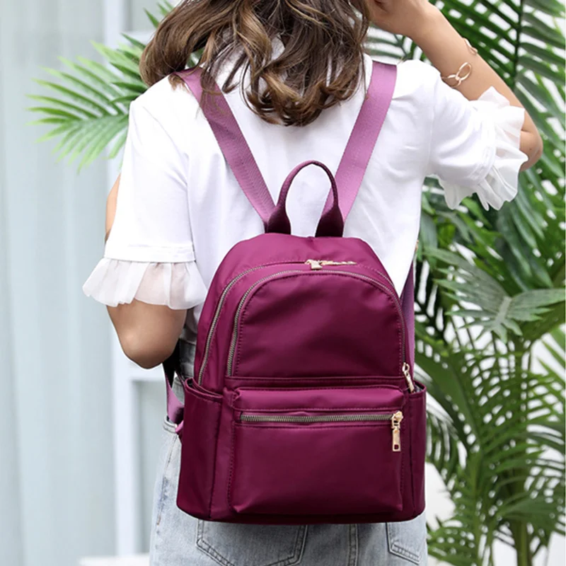 Нейлоновый женский рюкзак, модные водонепроницаемые школьные сумки для девочек-подростков, женский рюкзак Mochila Feminina, дорожная сумка, кошелек, повседневная сумка