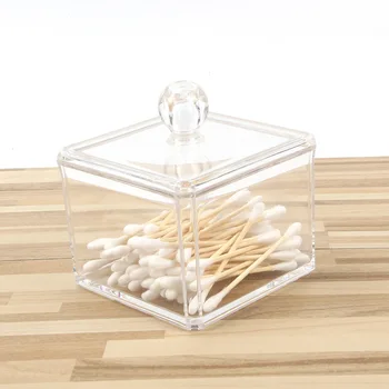 

small cotton swab PS cosmetic storage box