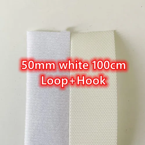 Super Thin Black & White Baby Soft Adhesive Tape for Kids - Hoop and Hook Fastener Sewing Accessories