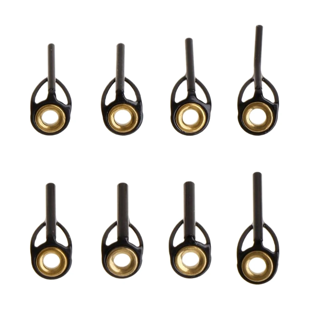 낚싯대 가이드 라인 링 팁 링 아이즈 폴 수리 키트, 10X 로드 가이드, 0.9mm, 1.0mm, 1.1mm, 1.2mm, 1.3mm, 1.4mm, 1.5mm, 1.6mm