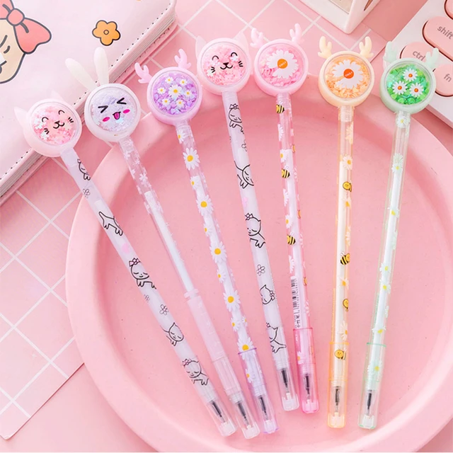 36Pcs Novelty Kawaii Pens Christmas Cute Gel Pen Funny Pretty Stationery  Cool Back to School Stuff Thing Girl Kids Children Gift - AliExpress