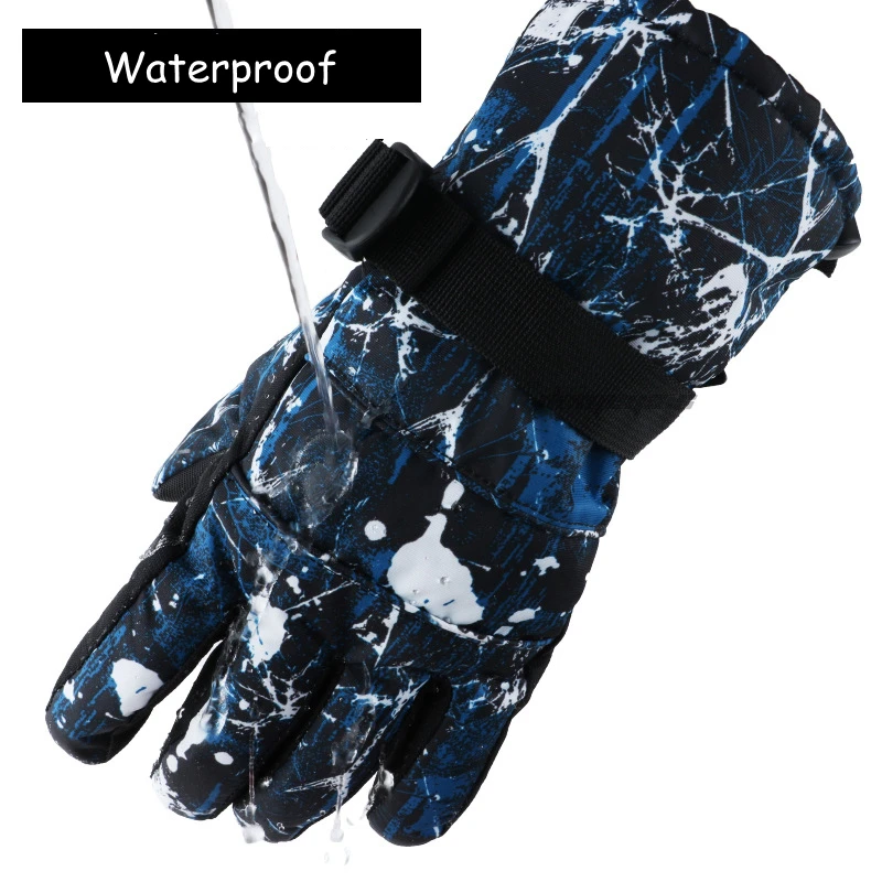 Men Women Winter Sport Waterproof Gloves Touch Screen Skiing Gloves Skateboard Snowboard Ski Non-slip Gloves Mittens