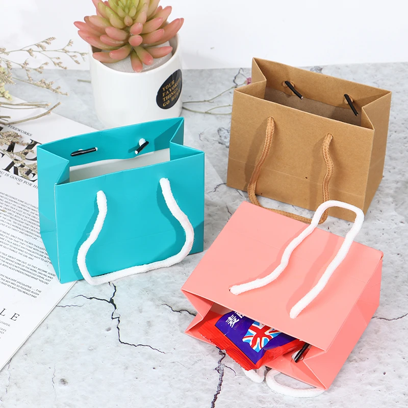 Miniature Accessories Dollhouse Shopping Bags Miniature Shopping Bags Dolls Color Aliexpress
