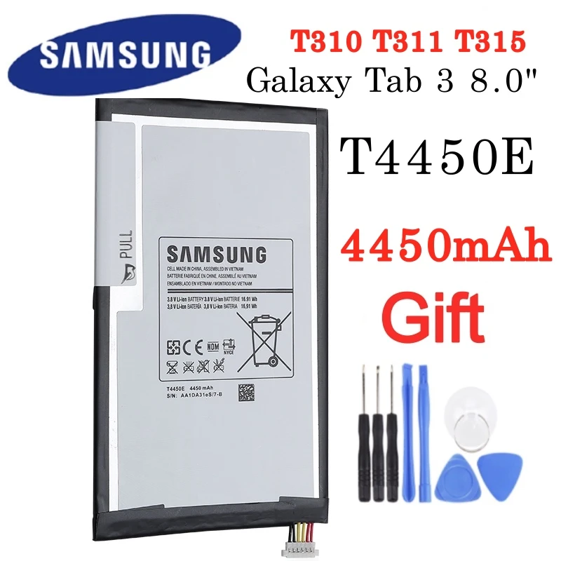 1x Nueva Batería para Samsung Galaxy Tab3 8.0 T4450E SM T310 T311 T315 4450 mAh