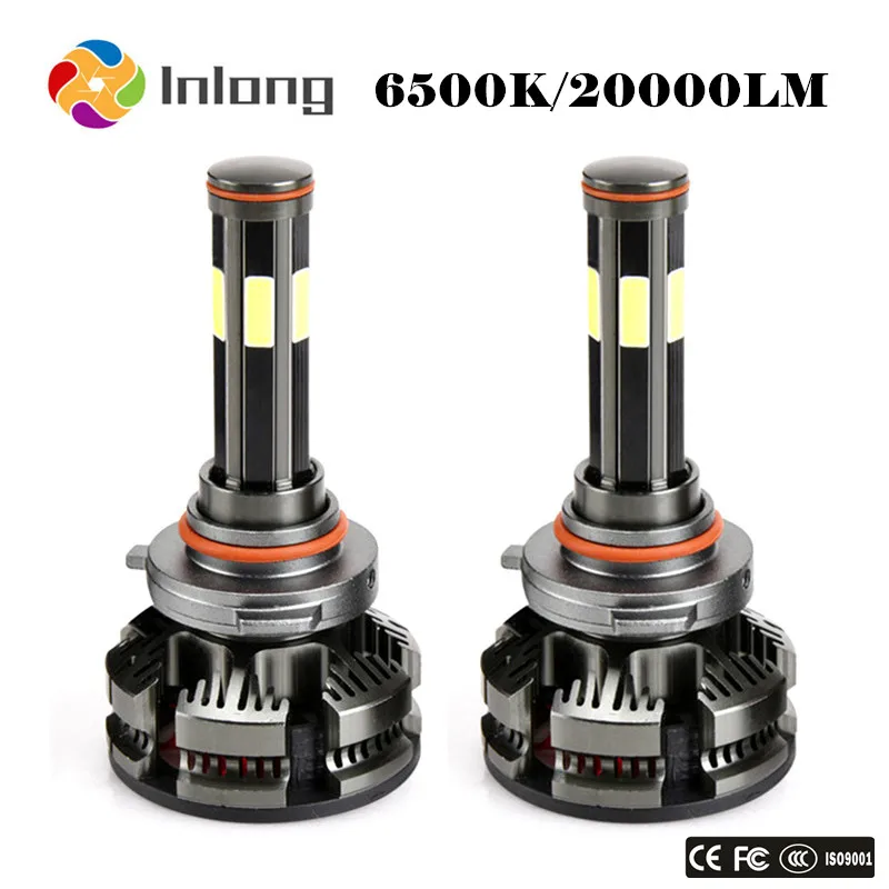 

Inlong 2Pcs H11 9005 Led Bulb H7 H4 Led Car Headlight H9 H8 HB3 9006 HB4 Auto Car Led Lamp 20000LM 6500K Fog Light 12V Headlamp