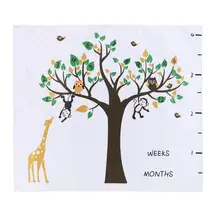 120x100 см, одеяло для младенцев, тщательное плетение, хорошее тепло, удерживающее дерево, с принтом, для новорожденных, для фотосъемки