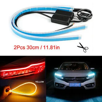 

4mm Turn Signal light Universal Car Styling Amber Flexible LED Turn Signal Light
