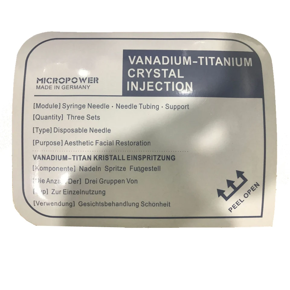 5 шт./партия одноразовый Фотон ванадиевый титановый Кристалл Инжекционный шнур