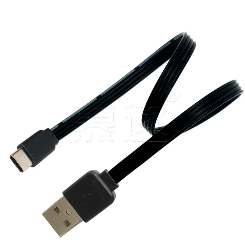 Ultra-thin elbow type-c data cable wire USB2.0 double elbow