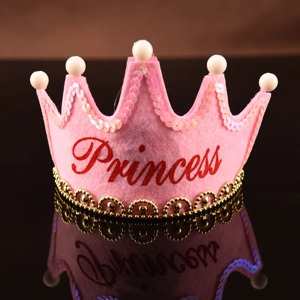 Crown cake led light hoop dress hat baby birthday creative children birthday party decoration supplies
