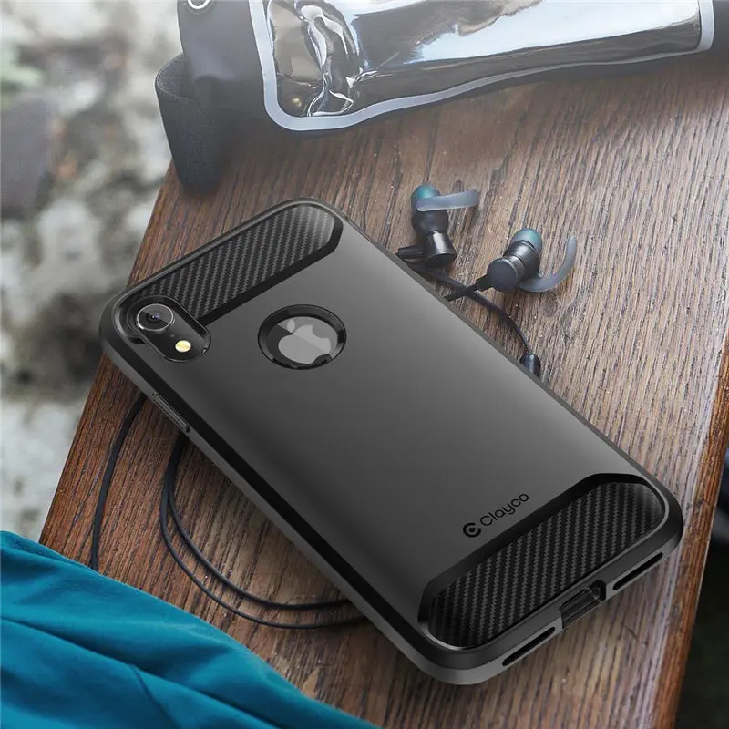 Для iPhone XR чехол клейко ксенон полный корпус прочный Чехол со встроенной защитной пленкой для iPhone XR 6,1 дюймов выпуск