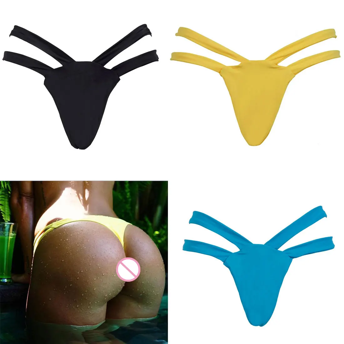 1 шт. женский купальный костюм бикини плавки купальник женские трусики трусы купальные трусики для женщин нижнее белье