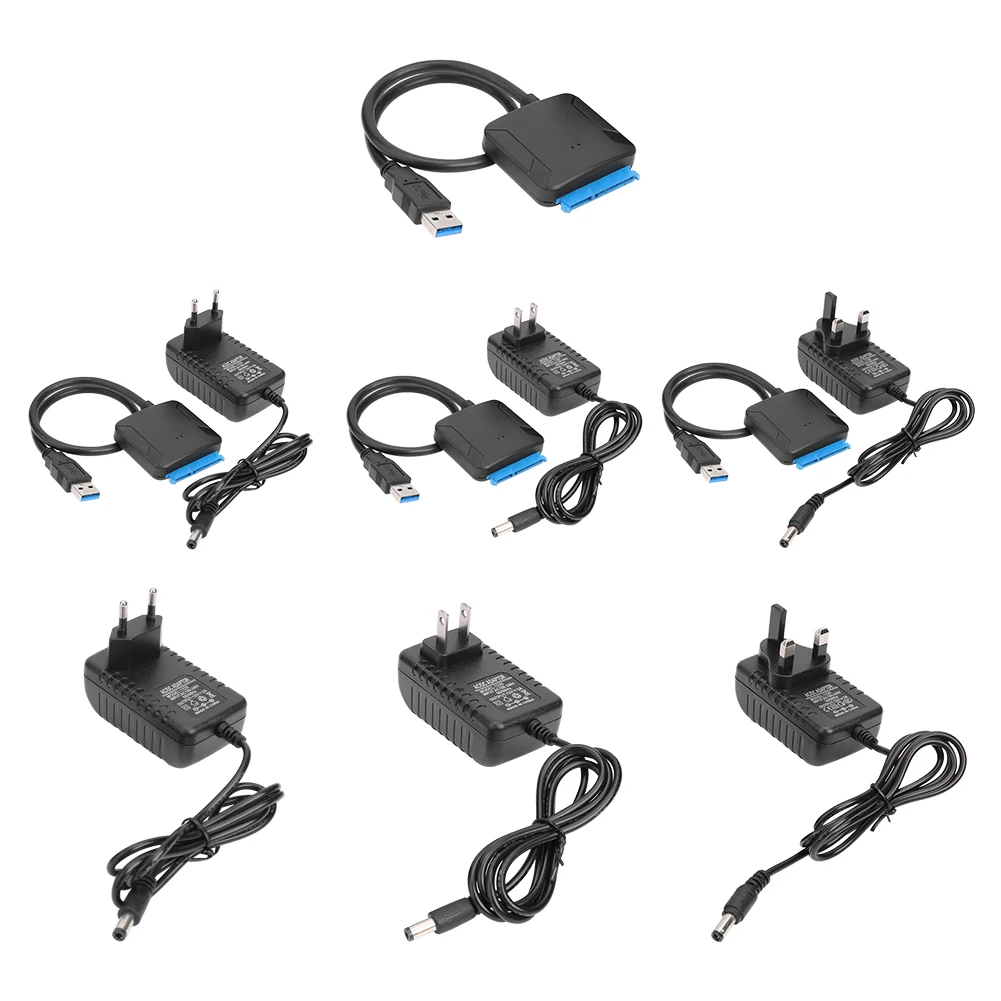 Портативный 0 5 м USB 3 SATA кабель конвертер папа до 2 5/3 дюйма HDD/SSD диск провода