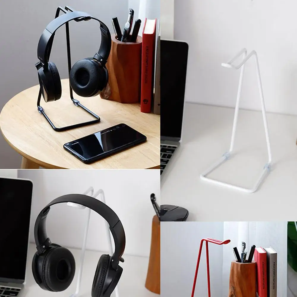 Metal Headphone Universal Multifunctional Headphone Earphone Stand Holder Metal Desk Display Hanger Holder For Headset