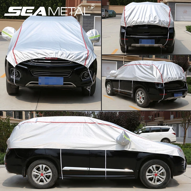 Universal Suv/sedan Full Car Covers Outdoor Waterproof Sun - Temu