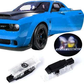 

Dodge Challenger LED Car Emblem Projector Ghost Shadow Courtesy Light Welcome Light for Car Door Light（2 Pack）