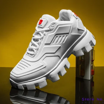 

Chunky Sneakers Men Spring Summer Thick Bottom Shoes Breathable Hip Hop Sneakers Tenis Masculino Adulto Zapatos De Hombre