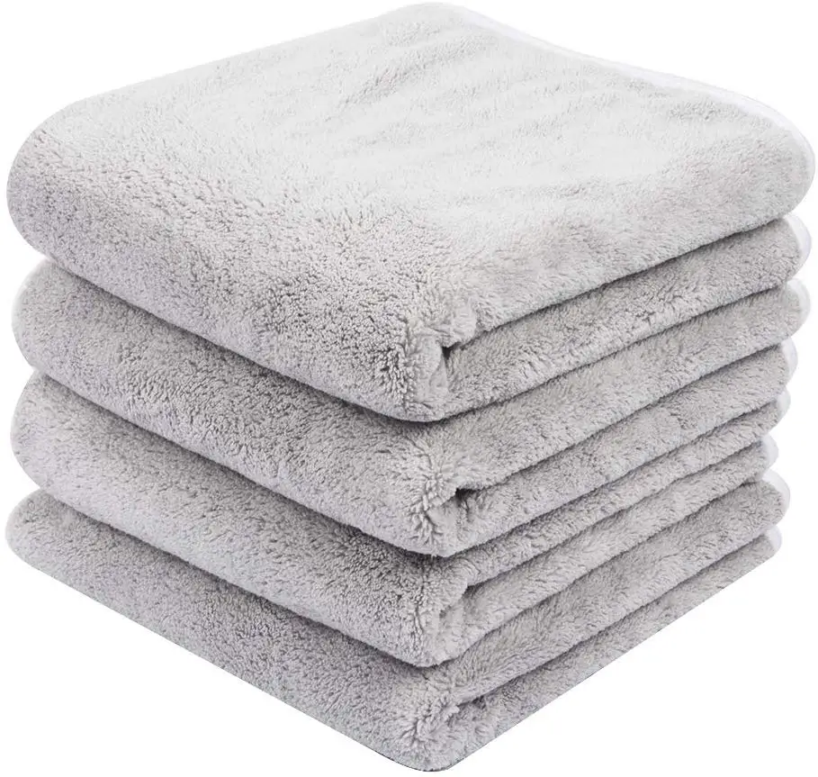 Мягкое полотенце из микрофибры для лица ванной мытья сушки волос банное супер