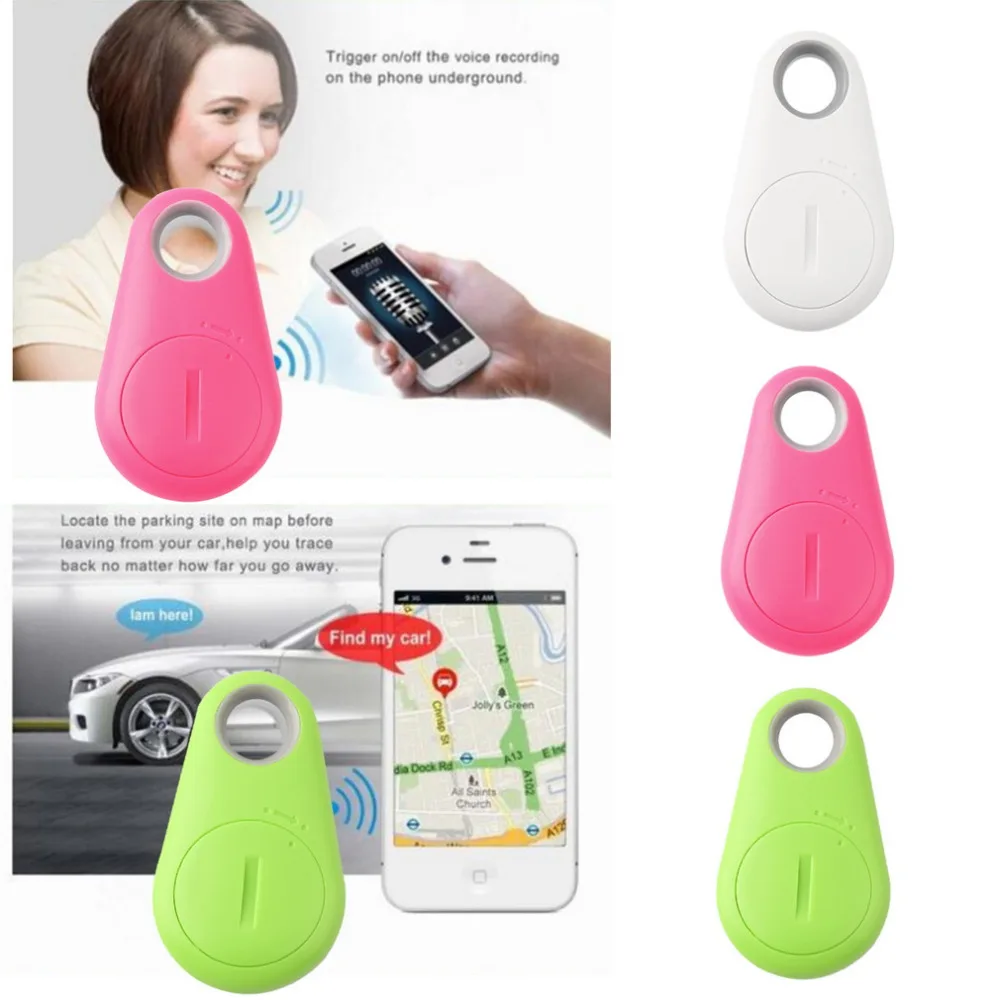 Mini Anti lost Bluetooth 4 0 Tracker GPS Locator Tag Alarm Wallet Key Pet Dog Finder 2