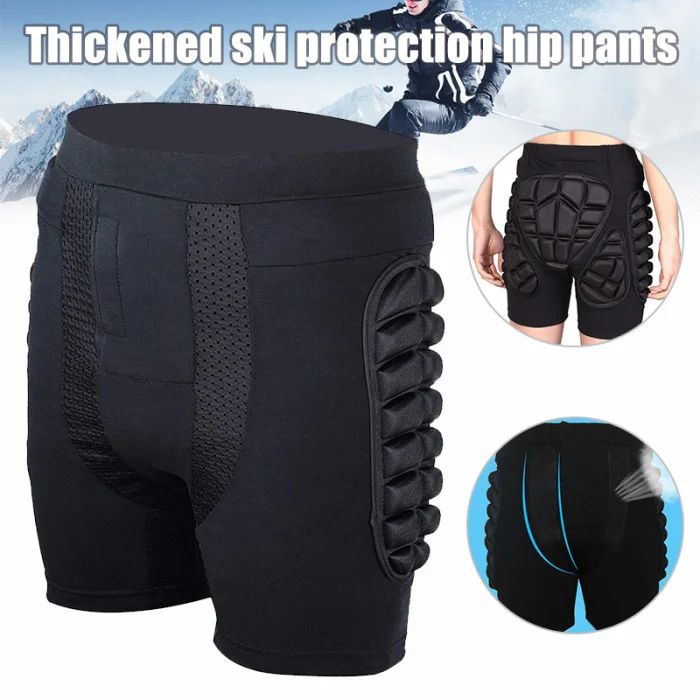Шорты для защиты ягодиц и бедер, короткие штаны для катания на лыжах, катании на коньках, сноуборде, ZJ55
