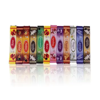 

Mix 10 Indian Incense Sticks Aromatherapy Aroma Perfume Fragrance Fresh Air bedroom Bathroom accessories incienso