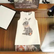 Рождественское платье для девочек 100-150 см; детское платье; новое поступление