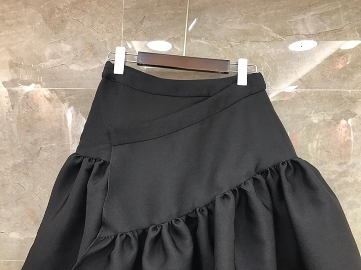 Осенняя ранняя Новинка, женская короткая юбка с эластичной резинкой на талии в форме листа лотоса, 831