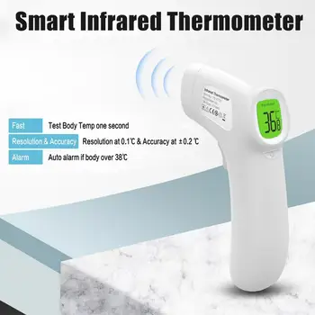 

Forehead Thermometer Digital Backlight LCD Display Non-Contact Infrared Thermometer For Kids Adults Body Temperature Measurement