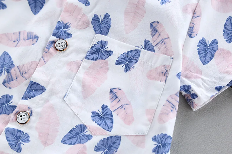 Г. Комплект для маленьких мальчиков от Clothing1-4 лет, рубашка со стоячим воротником и шорты