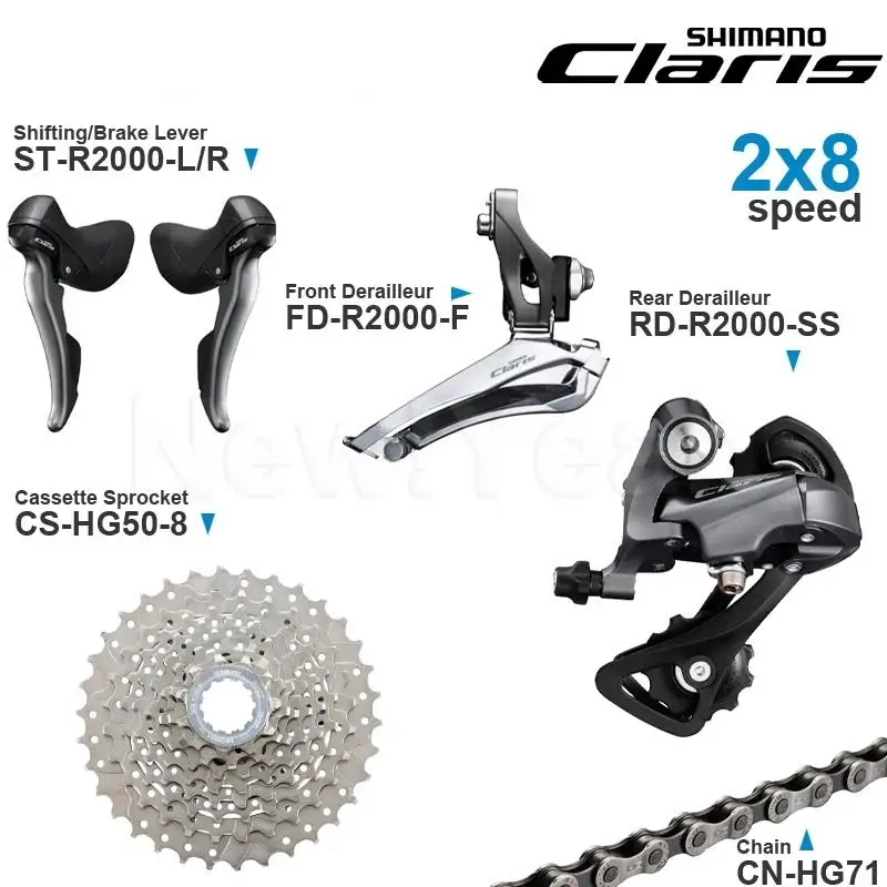 Shimano Claris R2000 2x8 Speed | Shimano Claris R2000