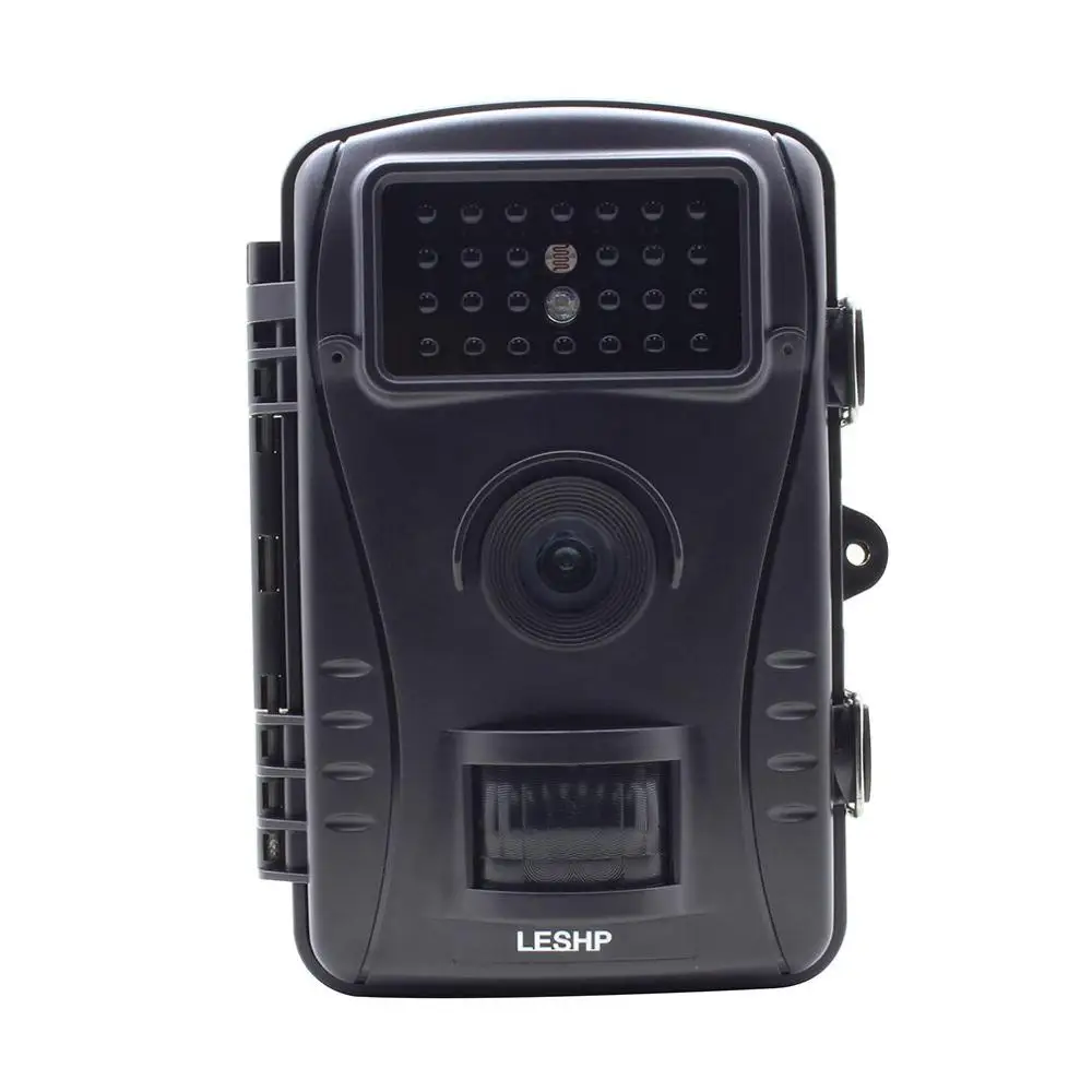 black LESHP RD1003 профессиональная 2,4 дюймов TFT 70 градусов широкий обзор охотничья камера 720P 940nM цифровая инфракрасная фотоловушка - Цвет: black