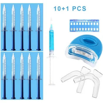 

Oral Teeth Whitening Kit with led light Tooth Whitener Bleaching White With Carbamide Peroxide