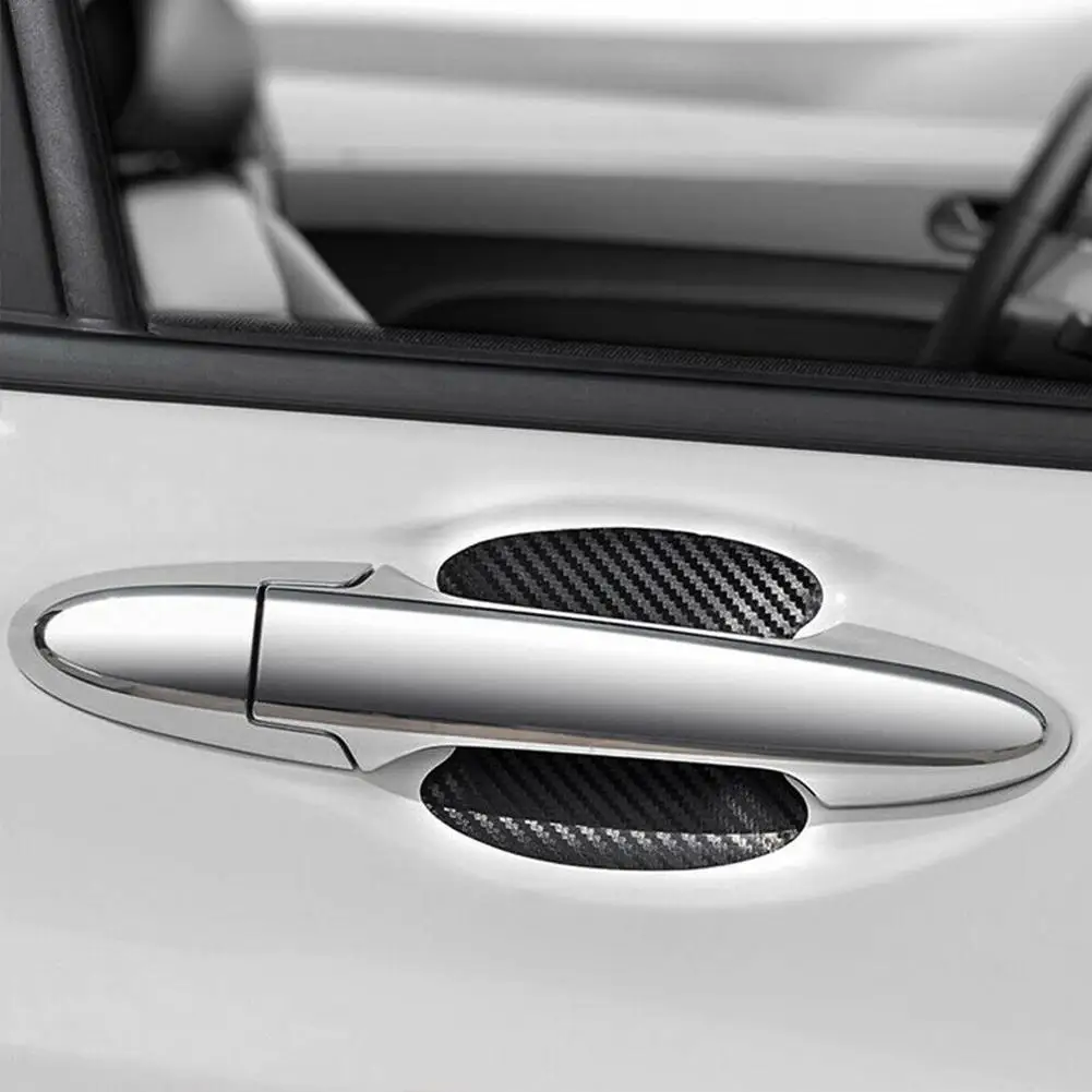 Car Door Sticker Sheet Handle Film Carbon Fiber Cover Exterior Car