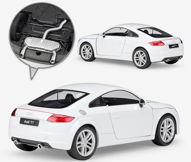 WELLY литье под давлением 1:24 Масштаб Модель симулятора автомобиля Audi TT игрушка купе автомобиль металлический сплав игрушка автомобиль для мальчика Детская Коллекция подарков
