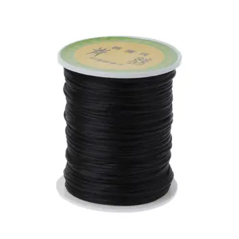 

Colorful 80 Meters Satin Silk Rope Nylon Cord For Baby Teether Accessories Teething Necklace Rattail Cord DIY Tool