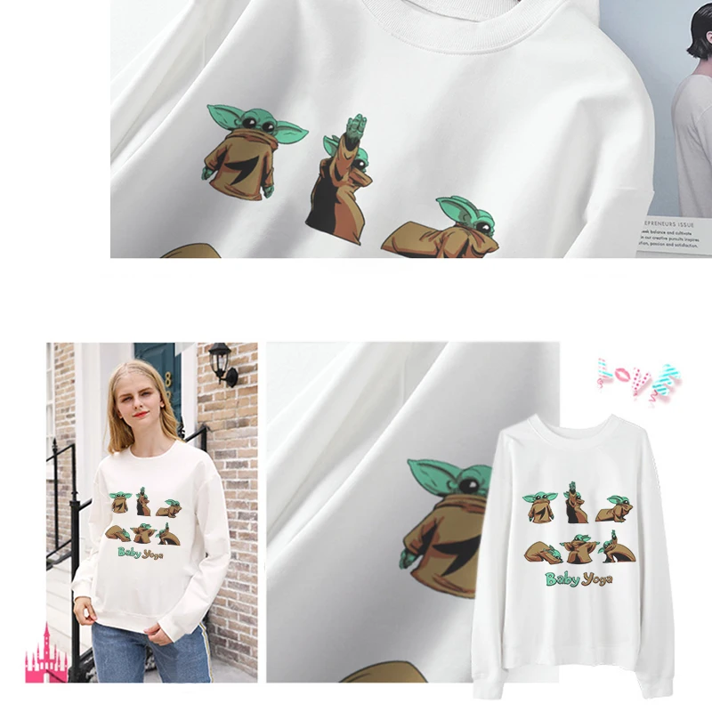 Sudadera Mujer эстетические Толстовки покемон Детский свитер с Йодой женские толстовки
