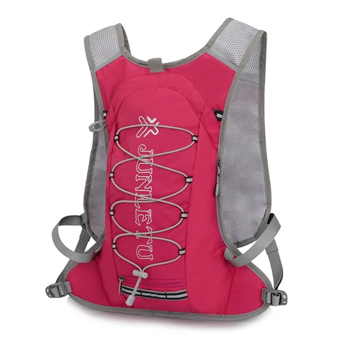 only rose backpack Легкий женский рюкзак для бега, водонепроницаемый, дышащий, для велоспорта, для бега по пересеченной местности, для марафона, сумка для воды, рюкзак, 420 г - Цвет: only rose backpack
