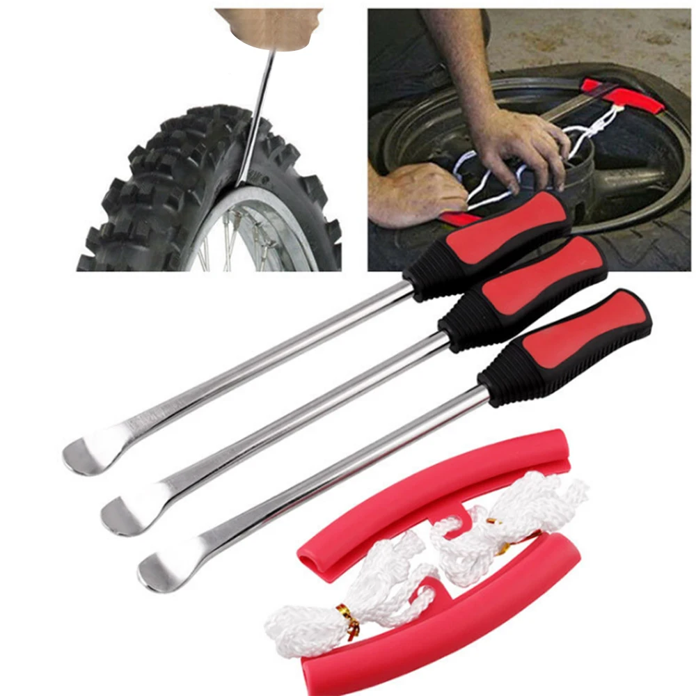 Universal Motorcycle Tire Change Kit Motorbike Tire Pry Bar Spoon Rim