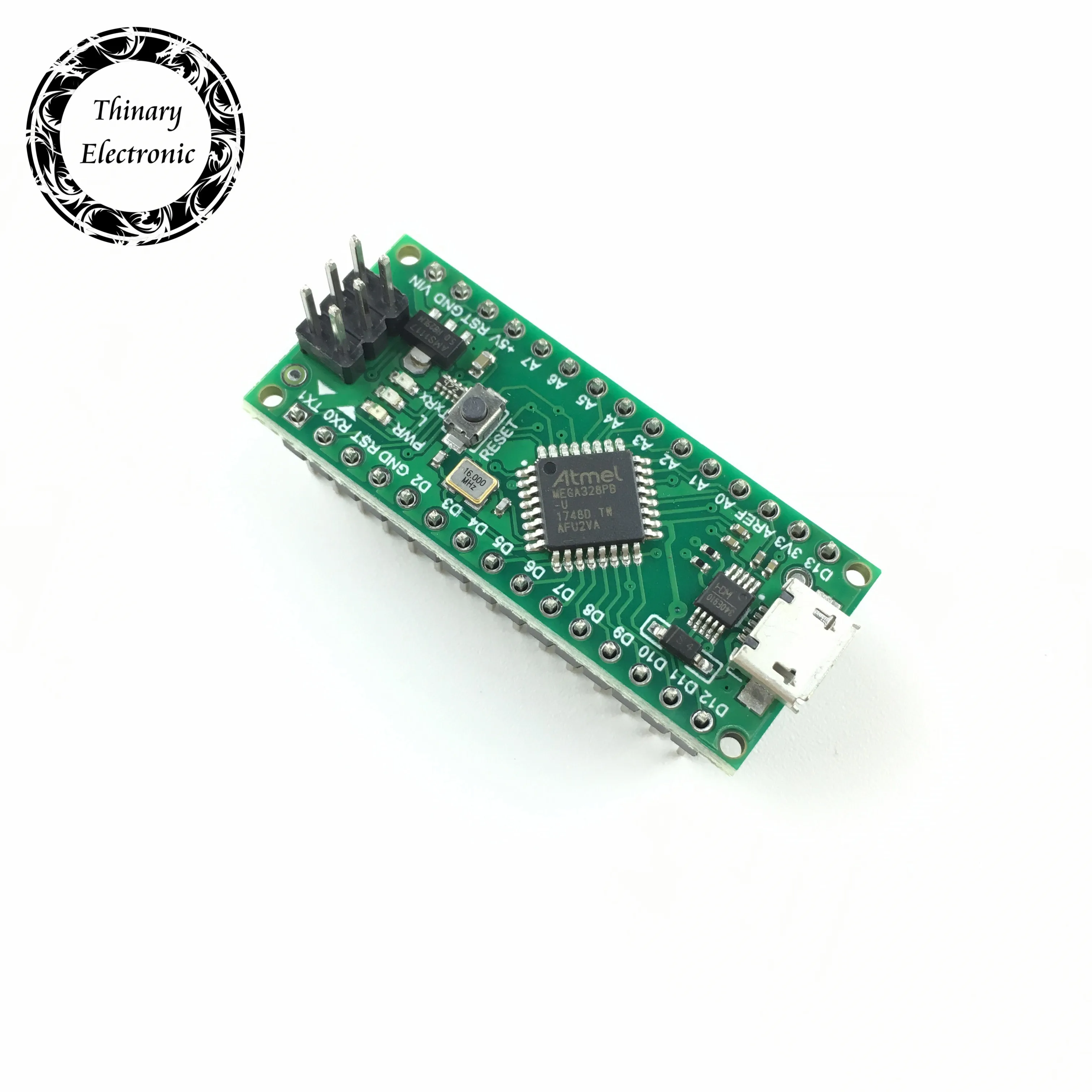 100 шт. Nano 3,0 контроллер совместим с arduino совместимый nano Atmega328 серии CH340 USB драйвер без кабеля Atmega328PB