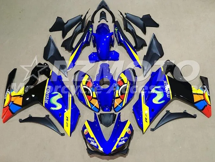 4 подарки ABS литьевая форма мотоцикл Обтекатели подходит для YAMAHA R3 R25- 15-19 Кузов Набор на заказ синий черный желтый