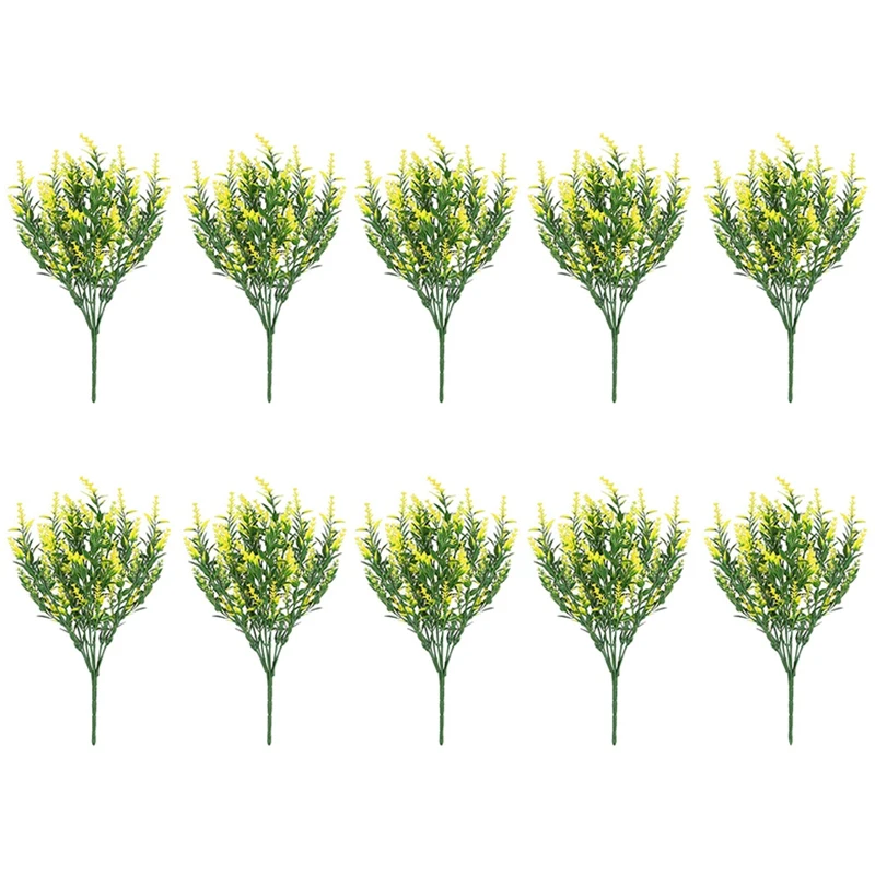 10 пряди искусственные цветы лаванды растения Искусственный пластик устойчивые к